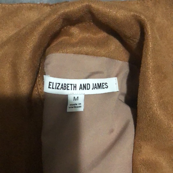 Elizabeth and James long brown jacket size M - Picture 9 of 9